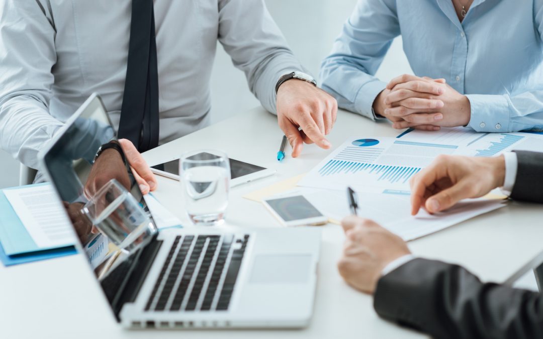 Business formation paperwork on a desk